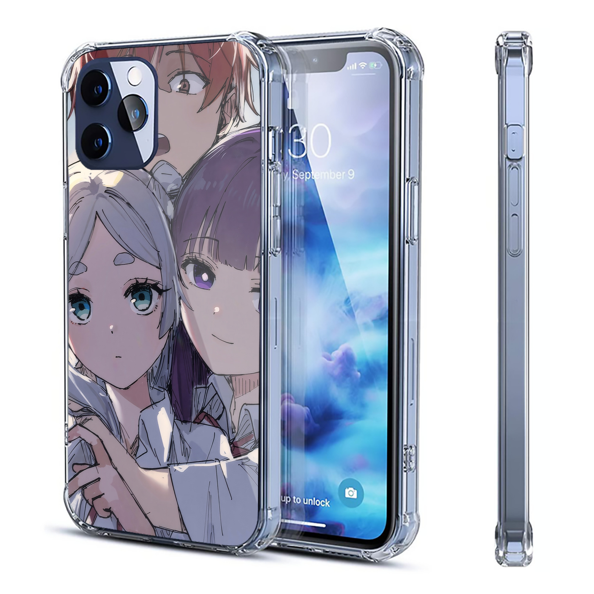 （画像用） 葬送のフリーレン Frieren 【iPhone 12シリーズ対応】透明スマホケース（クリアソフトケース）